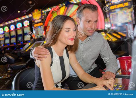 dad and daughter in casino - Couple left 6.